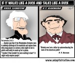Adaptistration Editorial Cartoon Sandow