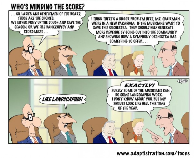 Who's Minding The Score? The Board Who's Minding The Score? The Board